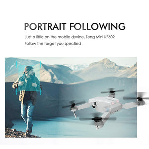 HD Camera RC Mini Foldable Drone with Live WIFI FPV Selfie Optical Flow