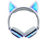 Holyhah Birthday Gift  Wireless  Bluetooth Earphone Foldable Flashing Cat