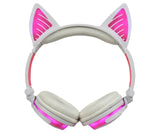 Holyhah Birthday Gift  Wireless  Bluetooth Earphone Foldable Flashing Cat