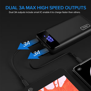 20000mAh LED Display USB Portable Charging PowerBank