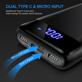 20000mAh LED Display USB Portable Charging PowerBank