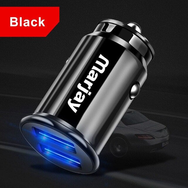 Fast Dual USB Car Charger Adapter