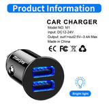 Fast Dual USB Car Charger Adapter