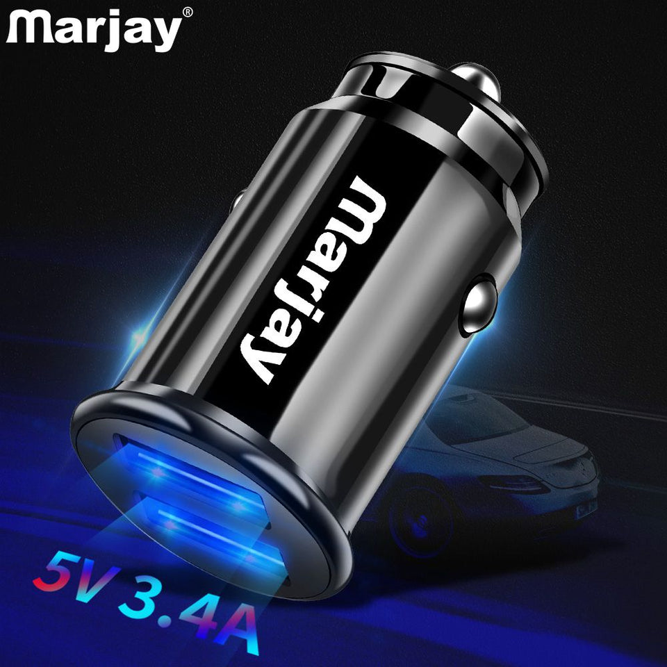 Fast Dual USB Car Charger Adapter