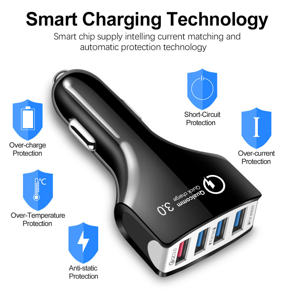 Quick Charge 3.0 USB Car Charger