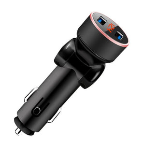 150 Degree Rotation 3.1A Mini Dual USB Car-Charger