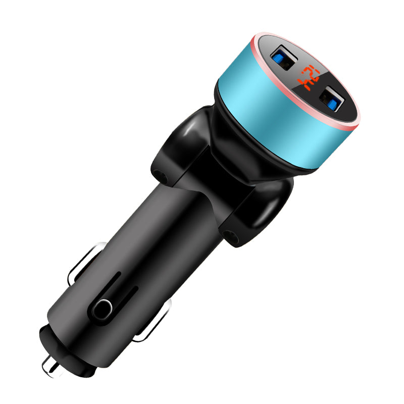 150 Degree Rotation 3.1A Mini Dual USB Car-Charger