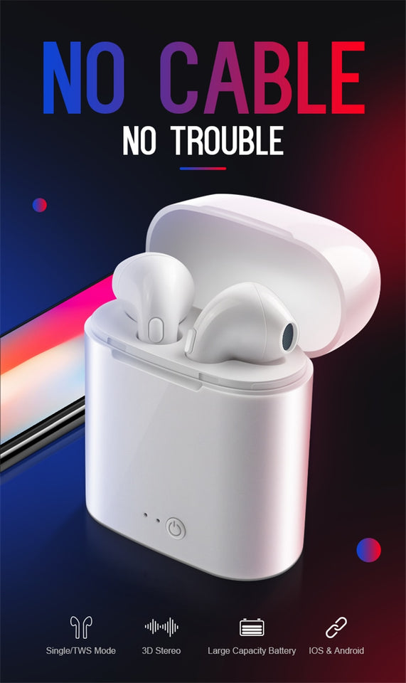 i7s Tws Wireless Headphones Bluetooth Earphone